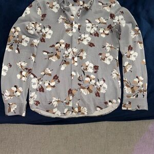 Floral Button-Up Shirt